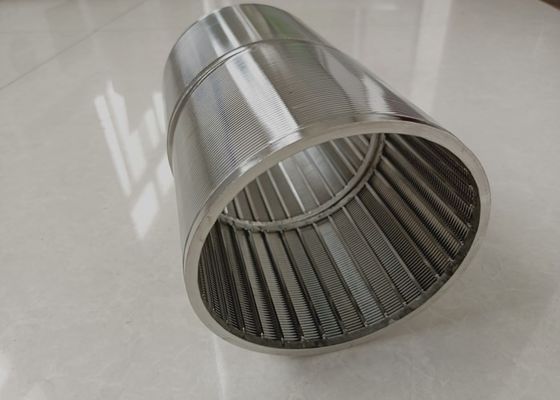 Stainless Steel V Wire Non Clogging Surface Johnson Screen Pipe