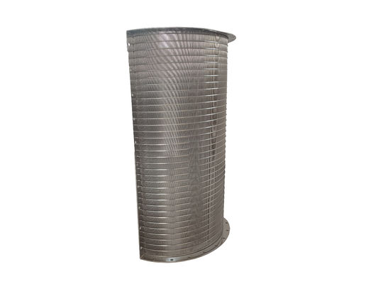 0.73mm Slot 8*8mm Strengthen Bar Wedge Wire Screen Filter Stainless Steel 304